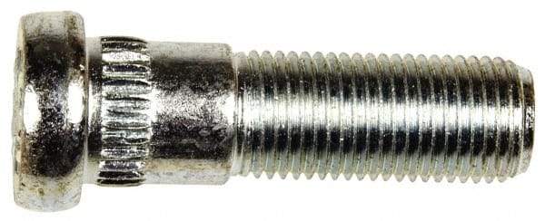 Dorman - 1/2-20 Serrated Bolt Wheel Stud - 0.568" Knurl, 1-11/16" OAL, 5/8" Shoulder Length - Top Tool & Supply