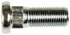 Dorman - M12-1.25 Serrated Bolt Wheel Stud - 13mm Knurl, 32mm OAL, 10mm Shoulder Length - Top Tool & Supply