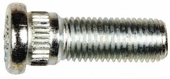 Dorman - M12-1.5 Serrated Bolt Wheel Stud - 14.22mm Knurl, 37mm OAL, 8mm Shoulder Length - Top Tool & Supply