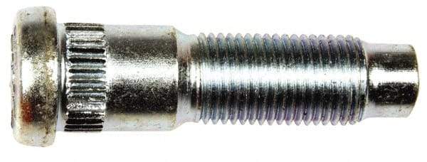 Dorman - 1/2-20 Serrated Bolt Wheel Stud - 0.589" Knurl, 1-15/16" OAL, 5/8" Shoulder Length - Top Tool & Supply