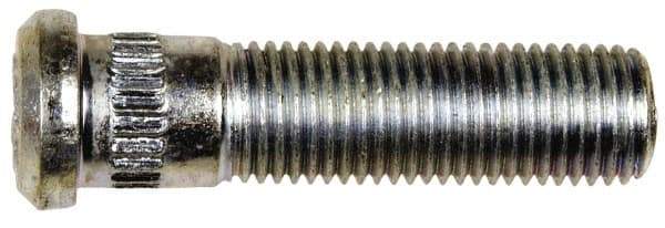 Dorman - 7/16-20 Serrated Bolt Wheel Stud - 0.475" Knurl, 1-3/4" OAL, 27/64" Shoulder Length - Top Tool & Supply