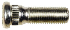 Dorman - M12-1.5 Serrated Bolt Wheel Stud - 14.2mm Knurl, 40mm OAL, 8mm Shoulder Length - Top Tool & Supply