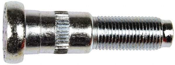 Dorman - 1/2-20 Serrated Bolt Wheel Stud - 5/8" Knurl, 2-1/4" OAL, 15/16" Shoulder Length - Top Tool & Supply