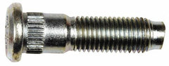 Dorman - M12-1.5 Serrated Bolt Wheel Stud - 13.46mm Knurl, 48mm OAL, 14mm Shoulder Length - Top Tool & Supply