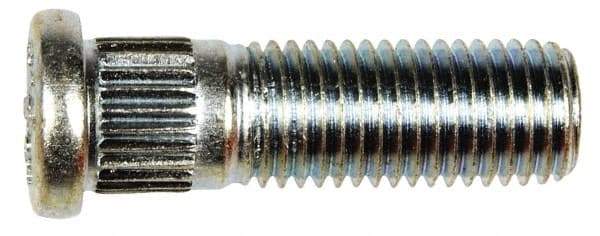 Dorman - M12-1.5 Serrated Bolt Wheel Stud - 12.5mm Knurl, 39.5mm OAL, 11.5mm Shoulder Length - Top Tool & Supply