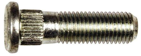 Dorman - M12-1.5 Serrated Bolt Wheel Stud - 13.08mm Knurl, 42mm OAL, 12.5mm Shoulder Length - Top Tool & Supply