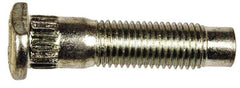 Dorman - M12-1.5 Serrated Bolt Wheel Stud - 13.41mm Knurl, 51.5mm OAL, 13.5mm Shoulder Length - Top Tool & Supply