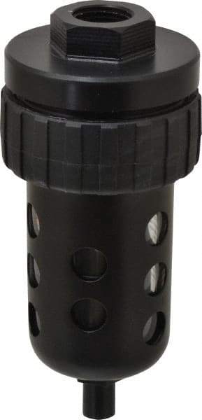 Parker - Filter Automatic Drain - 6-1/4" High x 2-3/4" Wide, For Use with Compressed Air Systems - Top Tool & Supply