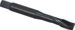 OSG - M8x1.25 Metric Coarse 3 Flute 6H Modified Bottoming Spiral Flute Tap - Powdered Metal, Oxide Finish, 2-23/32" OAL, Right Hand Flute, Right Hand Thread, D5, Series EXOTAP - Top Tool & Supply