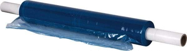 Stretch Associates - 20" x 1,000' 80 Gauge Blue Hand Held Stretch & Pallet Wrap with Extended Core - 80 Gauge, Blue - Top Tool & Supply