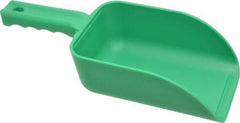 Remco - 32 oz Green Polypropylene Flat Bottom Scoop - 4.3" Wide x 3" Deep Bowl, 4-1/2" Handle Length, 11-1/2" OAL - Top Tool & Supply