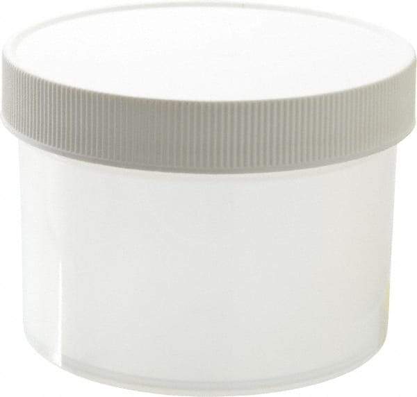 Dynalon Labware - 8 oz Jar - Polypropylene, Translucent, 2.44" High x 3-1/2" Diam, 3-1/2" Cap - Top Tool & Supply