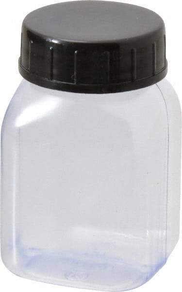 Dynalon Labware - 50 mL Wide-Mouth Bottle - PVC, Clear, 2.36" High x 0.98" Diam, 0.98" Cap - Top Tool & Supply