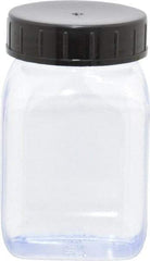 Dynalon Labware - 100 mL Wide-Mouth Bottle - PVC, Clear, 2.87" High x 1.3" Diam, 1.3" Cap - Top Tool & Supply