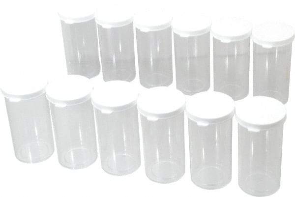 Dynalon Labware - 40 Drams Vial - Polystyrene, Clear, 4" High x 1-3/4" Diam, 3/4" Cap - Top Tool & Supply