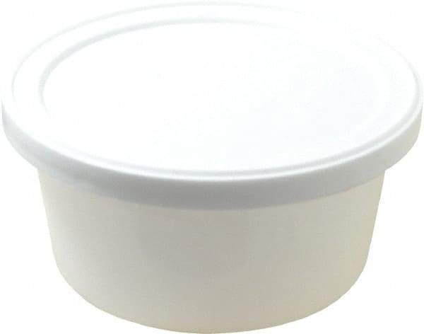 Dynalon Labware - 4 oz Disposable Container - Polyethylene, White, 1-1/8" High x 3.56" Diam, 3/4" Cap - Top Tool & Supply