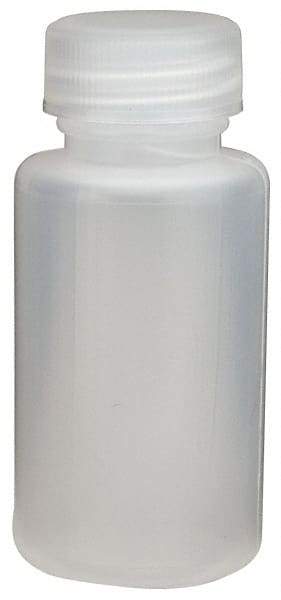 Dynalon Labware - 30 mL Narrow-Mouth Bottle - Polyethylene, Translucent, 2.6" High x 2.6" Diam, 3/4" Cap - Top Tool & Supply