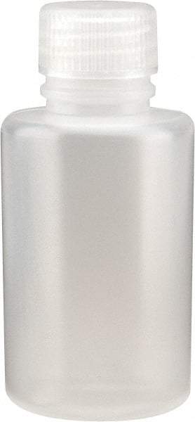 Dynalon Labware - 125 mL Narrow-Mouth Bottle - Polyethylene, Translucent, 4.06" High x 4.06" Diam, 3/4" Cap - Top Tool & Supply