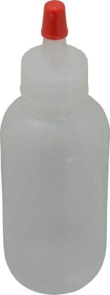 Dynalon Labware - 60 mL Dispensing Bottle - Polyethylene, Translucent, 4-1/4" High x 1-1/2" Diam, 3/4" Cap - Top Tool & Supply