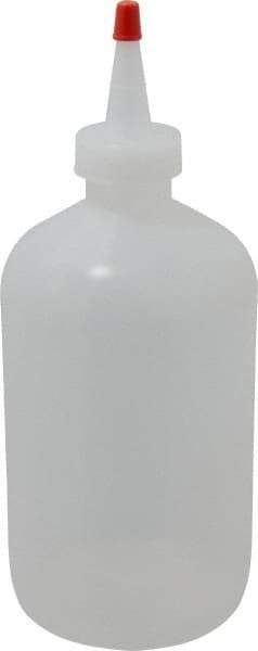 Dynalon Labware - 500 mL Dispensing Bottle - Polyethylene, Translucent, 7-3/4" High x 3" Diam, 3/4" Cap - Top Tool & Supply