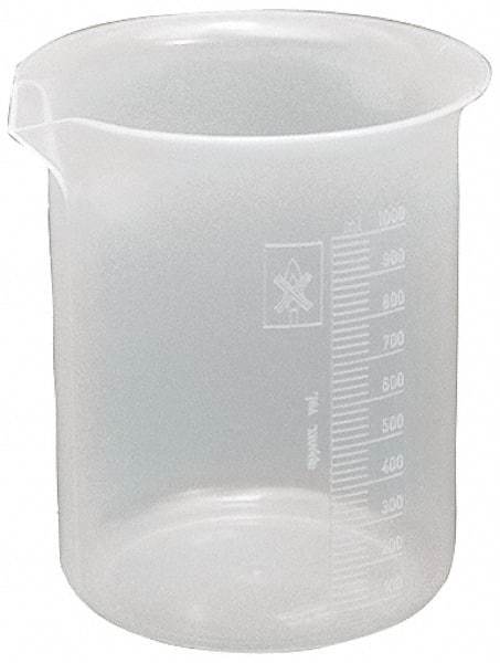 Dynalon Labware - 100 ml Polypropylene Griffin-Style Beaker - 5 ml Graduation, 2" Diam x 2-53/64" High - Top Tool & Supply