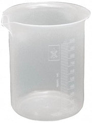 Dynalon Labware - 250 ml Polypropylene Griffin-Style Beaker - 10 ml Graduation, 2-51/64" Diam x 3-3/4" High - Top Tool & Supply