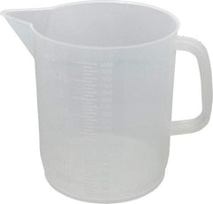 Dynalon Labware - 2,000 ml Polypropylene Graduated Beaker - 50 ml Graduation, 5-23/32" Diam x 6-1/2" High - Top Tool & Supply