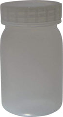 Bel-Art - 16 oz Wide-Mouth Bottle - Polypropylene, Translucent, 5.3" High x 3.2" Diam, 3/4" Cap - Top Tool & Supply