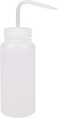 Bel-Art - 16 oz Wide-Mouth Bottle - Polyethylene, Translucent, 43mm Cap - Top Tool & Supply