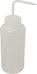 Bel-Art - 32 oz Wide-Mouth Bottle - Polyethylene, Translucent, 53mm Cap - Top Tool & Supply