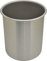 VOLLRATH - Round, Chrome Stainless Steel Food Storage Container - 8.6" High x 7.3" Wide - Top Tool & Supply