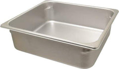 VOLLRATH - Rectangular, Chrome Stainless Steel Food Pan - 4" High x 12.8" Wide x 13.9" Long - Top Tool & Supply