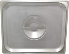 VOLLRATH - 12.8" Long x 10.4" Wide, Rectangular Stainless Steel Lid - Use with Food Pan - Top Tool & Supply