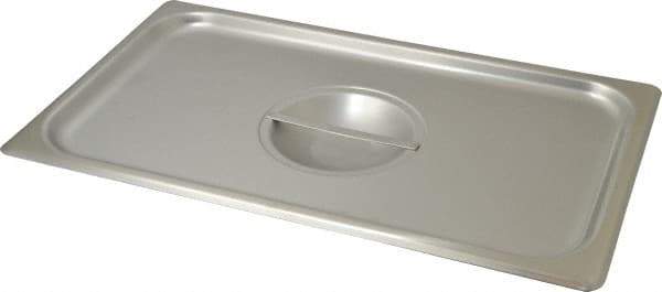 VOLLRATH - 16-1/2" Long x 10" Wide, Rectangular Stainless Steel Lid - Use with Food Pan - Top Tool & Supply