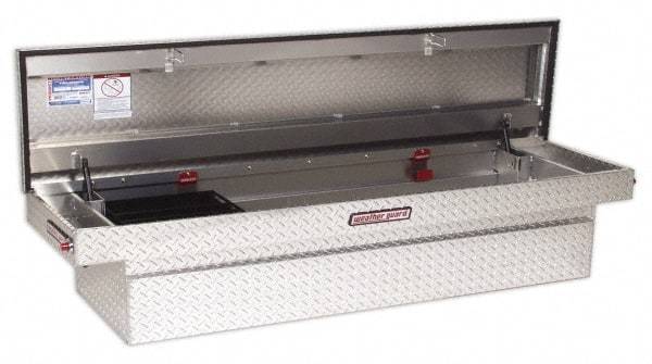 Weather Guard - 48-3/4" Wide x 5-7/8" High x 19-7/8" Deep Saddle Box - Clear - Top Tool & Supply