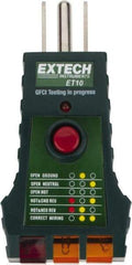 Extech - Receptacle Tester with GFCI - Top Tool & Supply