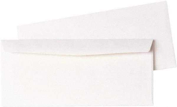 Quality Park - 9-1/2" Long x 4" Wide Gummed Flap Plain White Envelope - 24 Lb Paper Weight - Top Tool & Supply