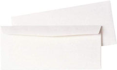 Quality Park - 9-1/2" Long x 4" Wide Gummed Flap Plain White Envelope - 24 Lb Paper Weight - Top Tool & Supply