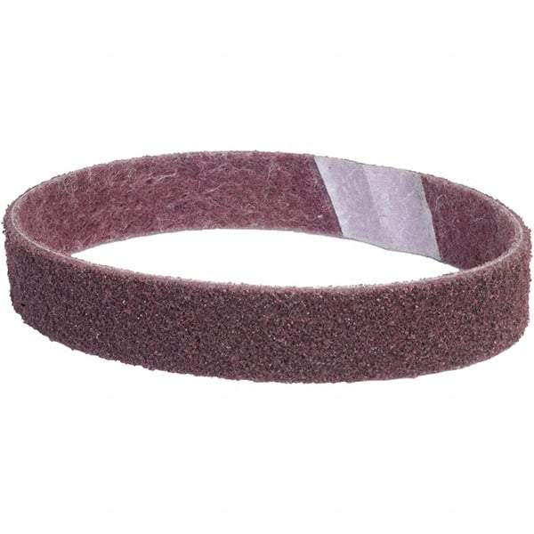 Norton - 1" Wide x 18" OAL, Aluminum Oxide Abrasive Belt - Aluminum Oxide, Medium, Nonwoven, Cloth Backing - Top Tool & Supply