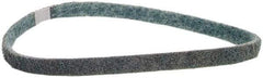 Norton - 1/4" Wide x 18" OAL, Aluminum Oxide Abrasive Belt - Aluminum Oxide, Very Fine, Nonwoven, Cloth Backing - Top Tool & Supply