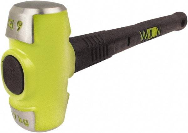 Wilton - 6 Lb Head, 16" Long Sledge Hammer - Steel Head, Steel Handle with Grip - Top Tool & Supply