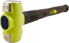 Wilton - 4 Lb Head, 16" Long Sledge Hammer - Steel Head, Steel Handle with Grip - Top Tool & Supply