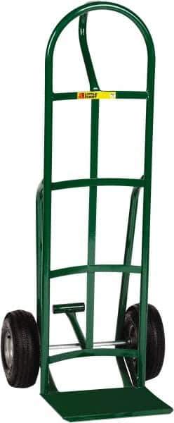 Little Giant - 800 Lb Capacity 49" OAH Hand Truck - 12 x 14" Base Plate, Loop Handle, Steel, Pneumatic Wheels - Top Tool & Supply