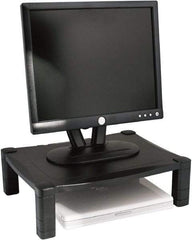 Kantek - Black Adjustable Stand - Use with Monitor, Printer, Laptop - Top Tool & Supply