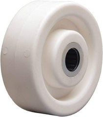 Hamilton - 4 Inch Diameter x 1-1/2 Inch Wide, Polyolefin Caster Wheel - 400 Lb. Capacity, 1-5/8 Inch Hub Length, 3/4 Inch Axle Diameter, Straight Roller Bearing - Top Tool & Supply