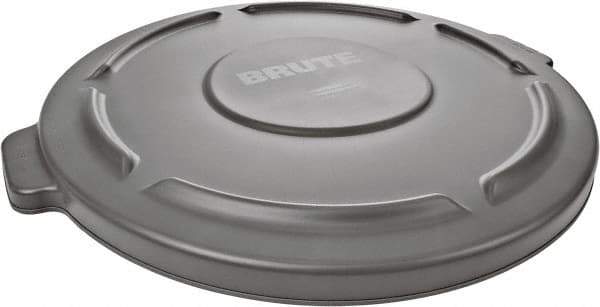 Rubbermaid - Round Lid for Use with 44 Gal Round Trash Cans - Gray, Plastic, For 2643 Brute Trash Cans - Top Tool & Supply