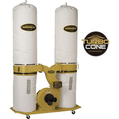 Jet - 230 Volt Dust Collector - 230 CFM Air Flow, 11.31" Static Pressure Water Level - Top Tool & Supply