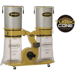 Jet - 230/460 Volt Dust Collector - 236 CFM Air Flow, 11.31" Static Pressure Water Level - Top Tool & Supply