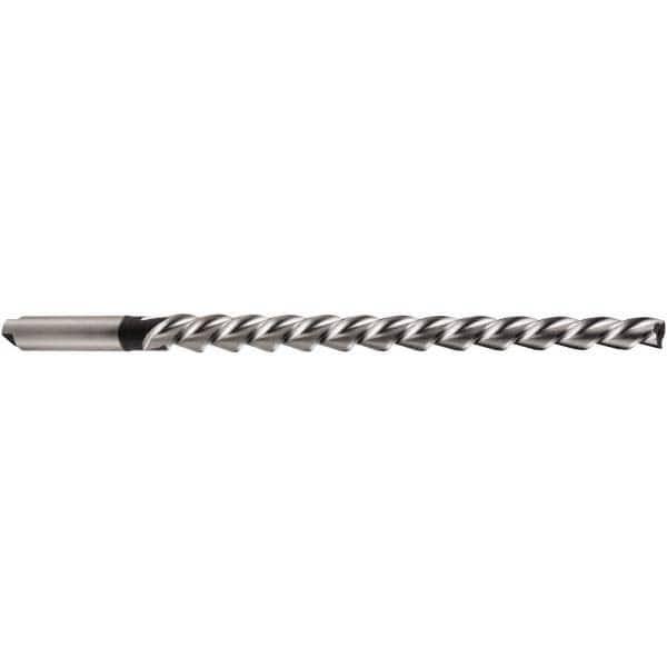 DORMER - 6.5mm Pin, 0.3459" Diam, 1/4" Small End, 8.5mm Diam Tanged Shank, 119mm Flute, Taper Pin Reamer - Top Tool & Supply