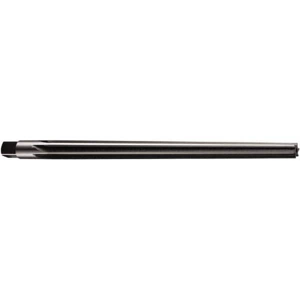 DORMER - 10mm Pin, 0.528" Diam, 0.3901" Small End, 13.3mm Diam Straight Shank, 175mm Flute, Taper Pin Reamer - Top Tool & Supply